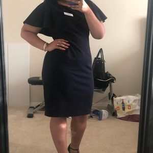 Navy blue dress